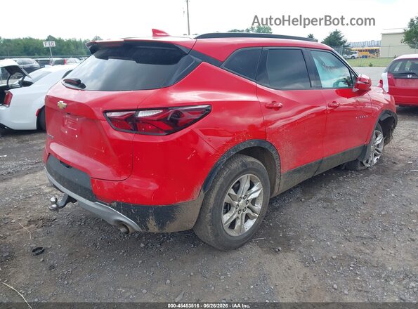 3GNKBCRS7LS647914 2020 CHEVROLET BLAZER Red Tył prawy