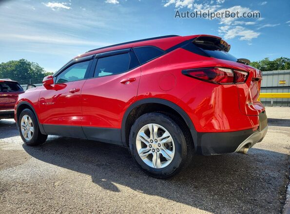 3GNKBCRS7LS702779 2020 CHEVROLET BLAZER Red უკანა მარცხენა