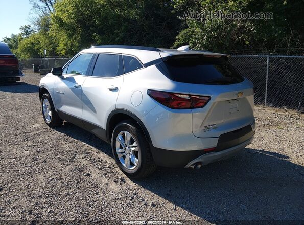 3GNKBCRS8MS536872 2021 CHEVROLET BLAZER Silver უკანა მარცხენა