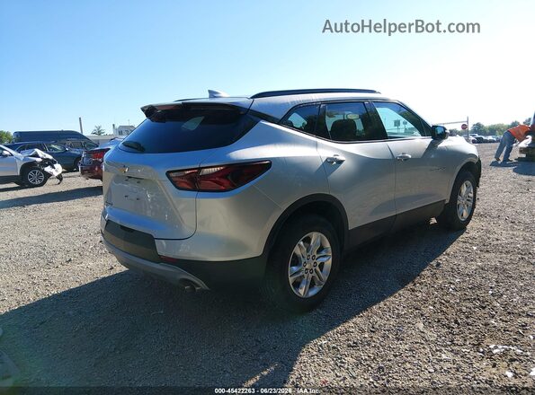3GNKBCRS8MS536872 2021 CHEVROLET BLAZER Silver უკანა მარჯვენა