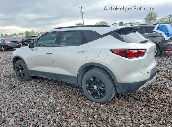 3GNKBCRS8MS556166 2021 CHEVROLET BLAZER Silver Trasero izquierdo