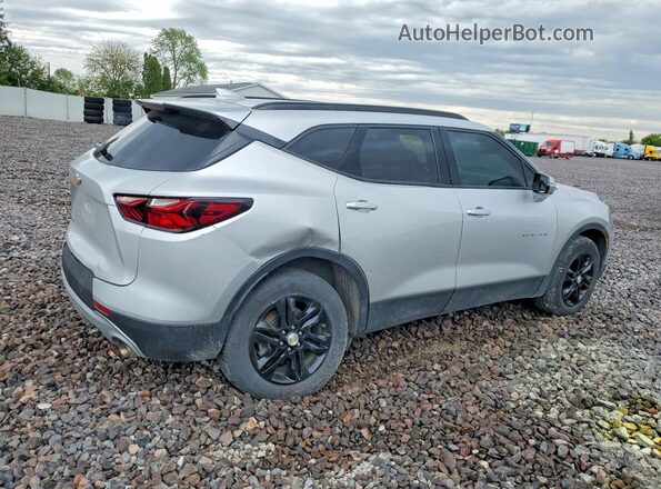 3GNKBCRS8MS556166 2021 CHEVROLET BLAZER Silver Trasero derecho