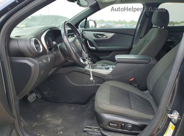 3GNKBCRS9LS557860 2020 CHEVROLET BLAZER Charcoal Вид салону спереду