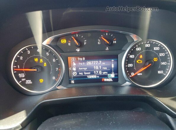 3GNKBCRS9MS532216 2021 CHEVROLET BLAZER Black Вид щитка приладів