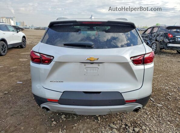 3GNKBCRSXMS546304 2021 CHEVROLET BLAZER Silver Հետևի տեսք