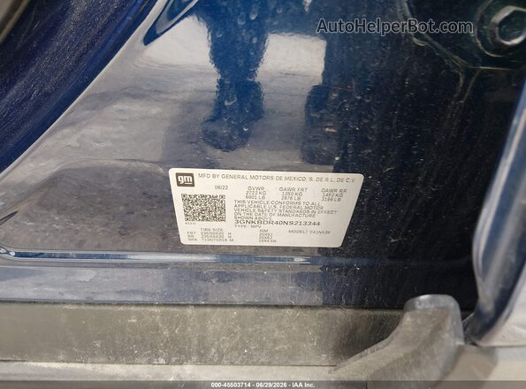3GNKBDR40NS213344 2022 CHEVROLET BLAZER  ძრავის განყოფილების ხედი