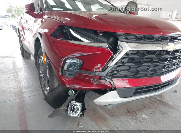 3GNKBDR45RS225690 2024 CHEVROLET BLAZER Red Вид спереду