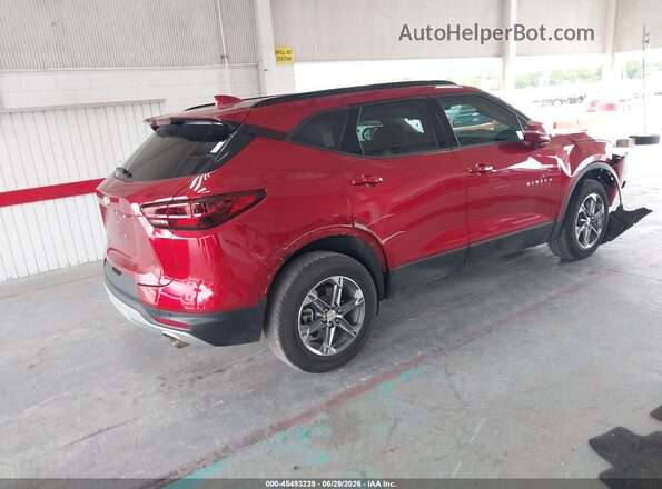 3GNKBDR45RS225690 2024 CHEVROLET BLAZER Red Задня права чверть