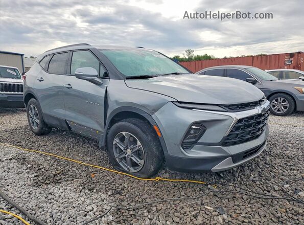 3GNKBDR47RS181899 2024 CHEVROLET BLAZER Gray Передня права чверть