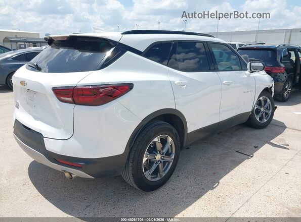 3GNKBDR49PS193811 2023 CHEVROLET BLAZER White Trasero derecho
