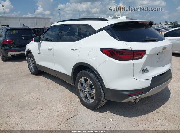 3GNKBDR49PS193811 2023 CHEVROLET BLAZER White Trasero izquierdo