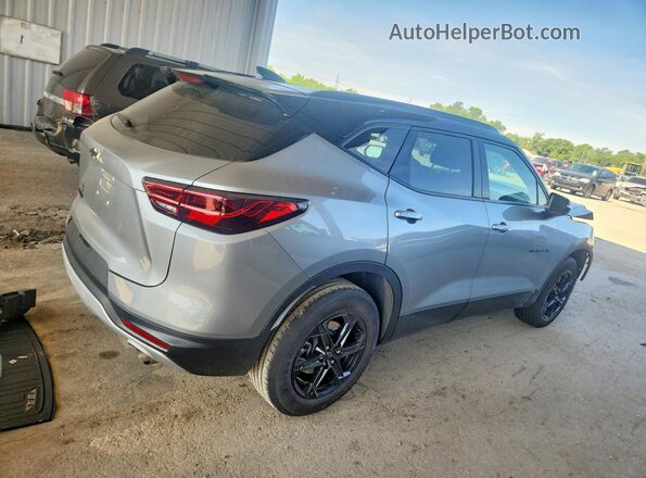 3GNKBDRS3RS129863 2024 CHEVROLET BLAZER Gray Задня права чверть