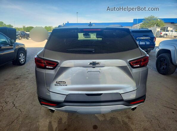 3GNKBDRS3RS129863 2024 CHEVROLET BLAZER Gray Вид ззаду