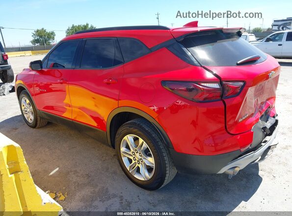 3GNKBDRS5MS538679 2021 CHEVROLET BLAZER Red Rear left