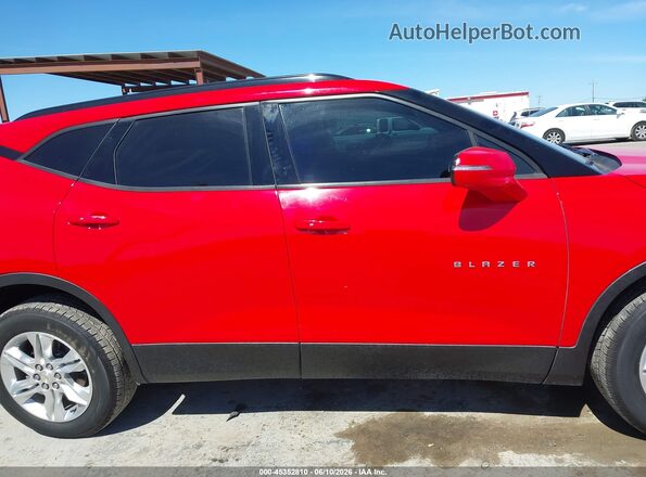 3GNKBDRS5MS538679 2021 CHEVROLET BLAZER Red Rear interior view