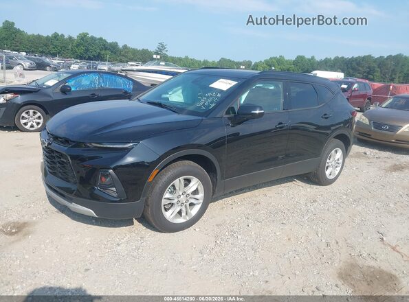 3GNKBDRS8MS550065 2021 CHEVROLET BLAZER Black Przód lewy