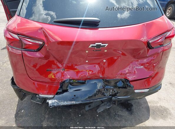 3GNKBERS0KS644573 2019 CHEVROLET BLAZER Red წინა ხედი
