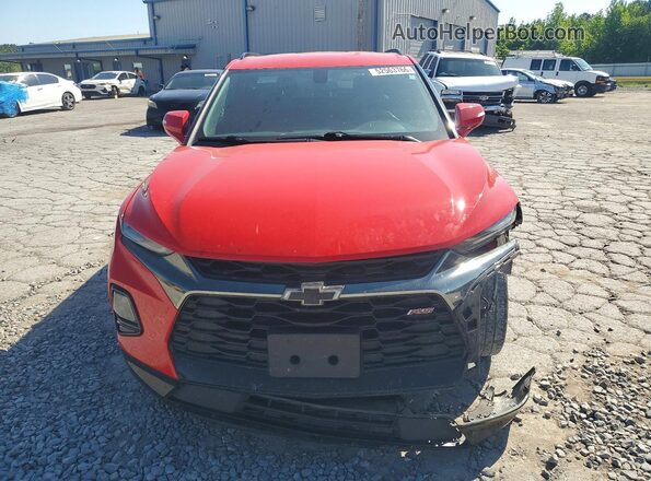 3GNKBERS0LS575885 2020 CHEVROLET BLAZER Red Widok z przodu