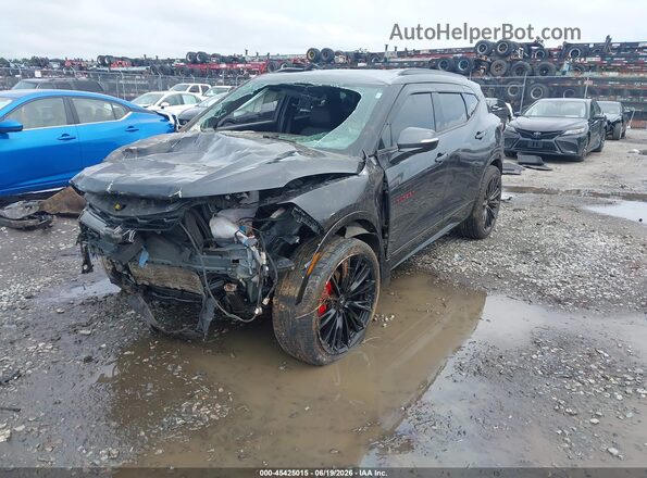 3GNKBERS1MS512103 2021 CHEVROLET BLAZER Gray Przód lewy