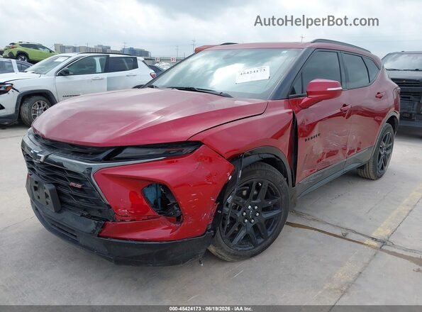 3GNKBERS1SS107792 2025 CHEVROLET BLAZER Red Vista tres cuartos delantera izquierda