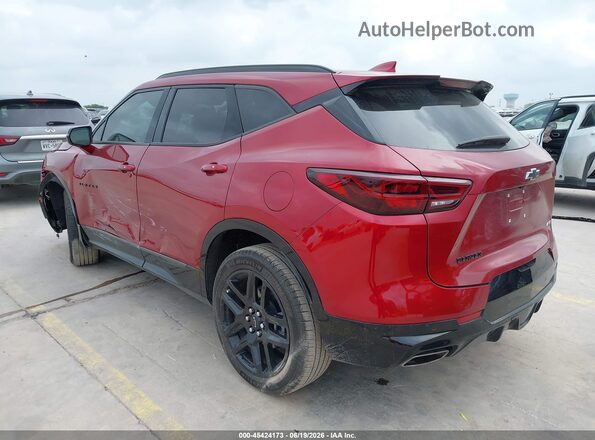 3GNKBERS1SS107792 2025 CHEVROLET BLAZER Red Trasero izquierdo