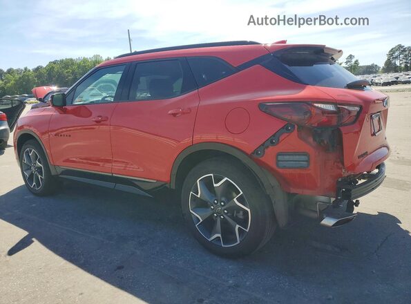 3GNKBERS2MS580071 2021 CHEVROLET BLAZER Red Հետևի ձախ