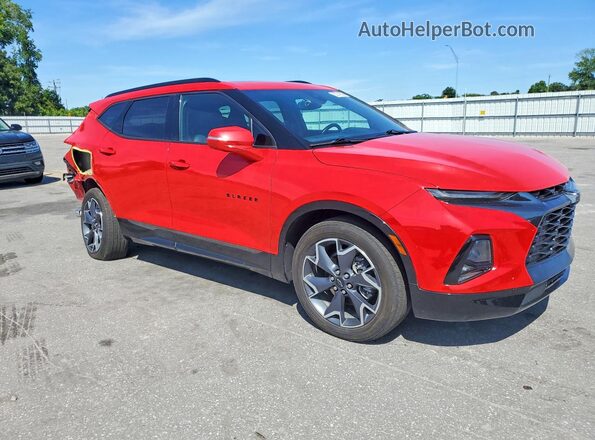 3GNKBERS2MS580071 2021 CHEVROLET BLAZER Red Առջևի աջ
