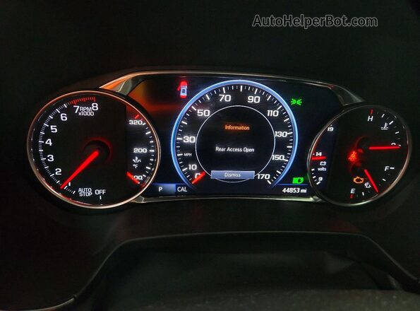 3GNKBERS2MS586596 2021 CHEVROLET BLAZER Black Սարքավորումների վահանակի տեսք
