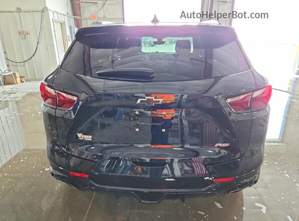 3GNKBERS2MS586596 2021 CHEVROLET BLAZER Black Հետևի տեսք