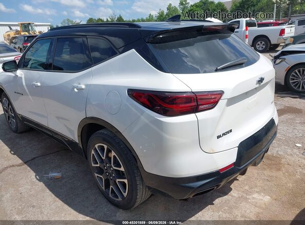 3GNKBERS2PS176661 2023 CHEVROLET BLAZER White Задня ліва чверть