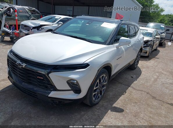 3GNKBERS2PS176661 2023 CHEVROLET BLAZER White Передня ліва чверть