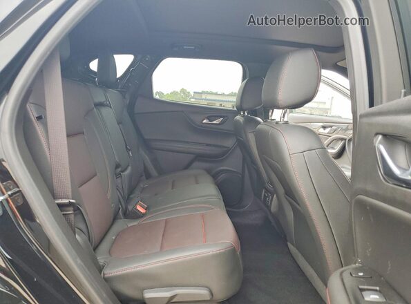 3GNKBERS3MS537407 2021 CHEVROLET BLAZER Black Widok tylnych siedzeń