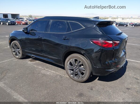 3GNKBERS3NS137784 2022 CHEVROLET BLAZER Black Trasero izquierdo