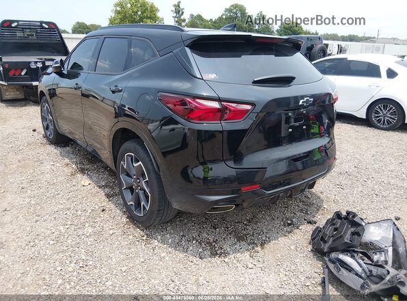 3GNKBERS4MS585725 2021 CHEVROLET BLAZER Black Trasero izquierdo