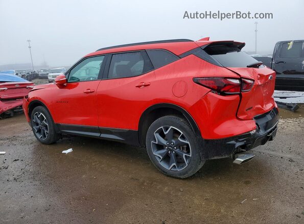 3GNKBERS4NS216266 2022 CHEVROLET BLAZER Red Հետևի ձախ