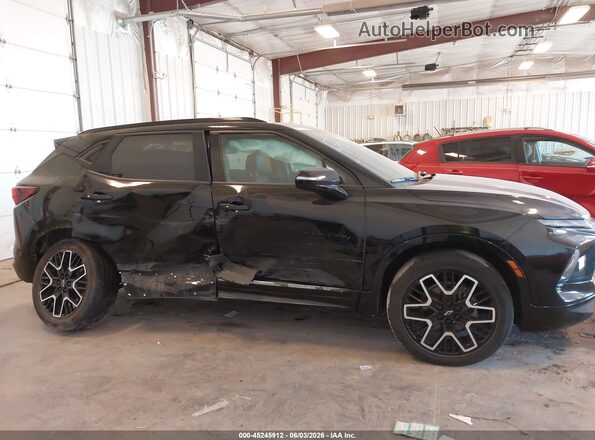 3GNKBERS4PS112797 2023 CHEVROLET BLAZER Black Widok wnętrza z tyłu