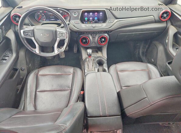 3GNKBERS5KS606594 2019 CHEVROLET BLAZER White Dashboard view