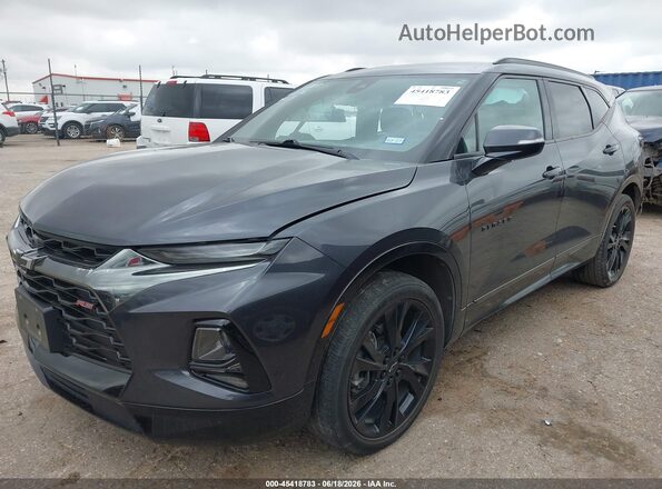 3GNKBERS7MS552475 2021 CHEVROLET BLAZER Gray Front left