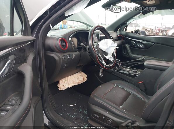 3GNKBERS7MS552475 2021 CHEVROLET BLAZER Gray Front interior view