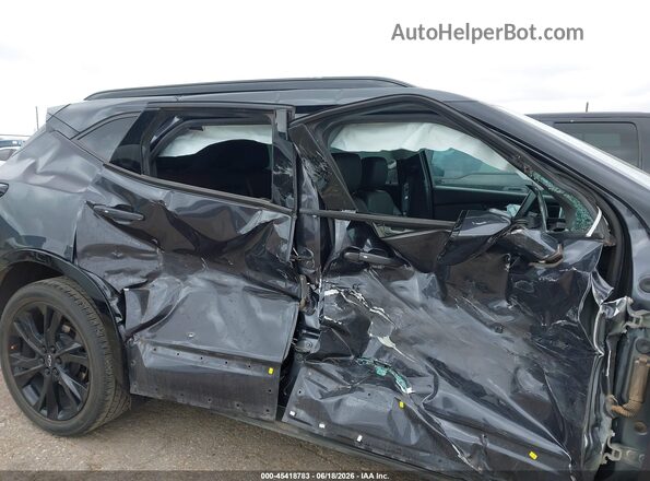 3GNKBERS7MS552475 2021 CHEVROLET BLAZER Gray Front view