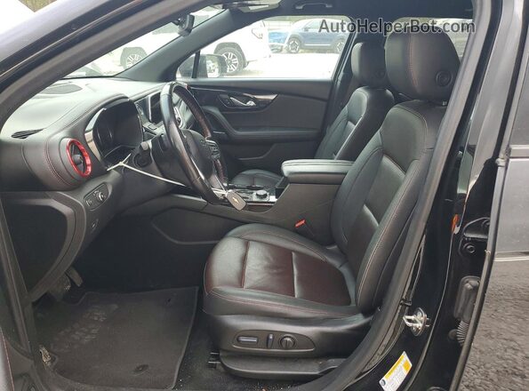 3GNKBERS7NS232171 2022 CHEVROLET BLAZER Black Vista interior delantera