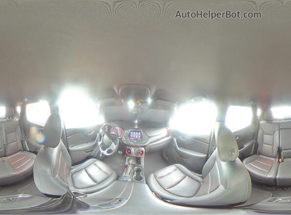 3GNKBERS7NS232171 2022 CHEVROLET BLAZER Black Vista interior de 360 grados