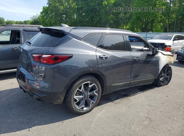 3GNKBERS8MS528556 2021 CHEVROLET BLAZER Gray უკანა მარჯვენა