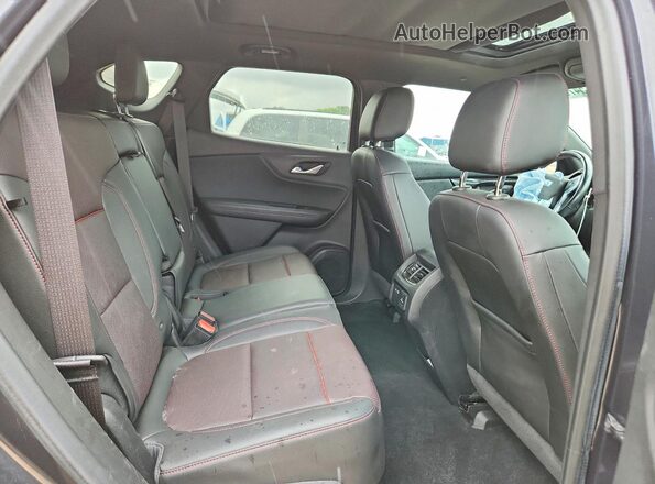 3GNKBERS9MS507814 2021 CHEVROLET BLAZER Gray Вид задньої частини салону