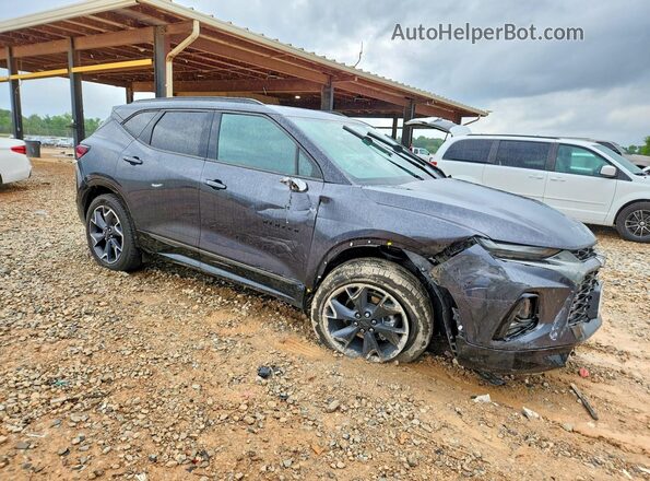 3GNKBERS9MS507814 2021 CHEVROLET BLAZER Gray Передня права чверть
