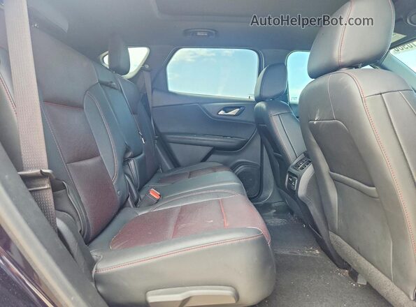 3GNKBERSXLS556406 2020 CHEVROLET BLAZER Black უკანა სალონის ხედი