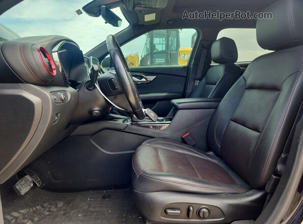 3GNKBERSXLS556406 2020 CHEVROLET BLAZER Black წინა სალონის ხედი