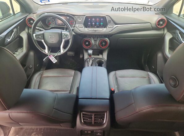 3GNKBERSXLS556406 2020 CHEVROLET BLAZER Black წინა პანელის ხედი