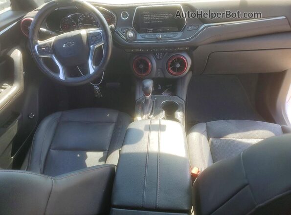 3GNKBERSXLS666565 2020 CHEVROLET BLAZER White Вид панелі приладів
