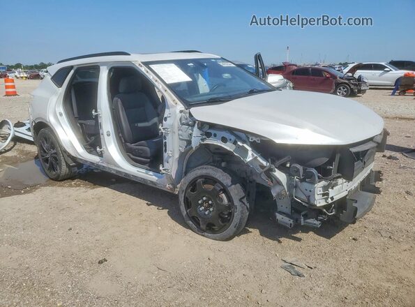3GNKBERSXLS666565 2020 CHEVROLET BLAZER White Передня права чверть